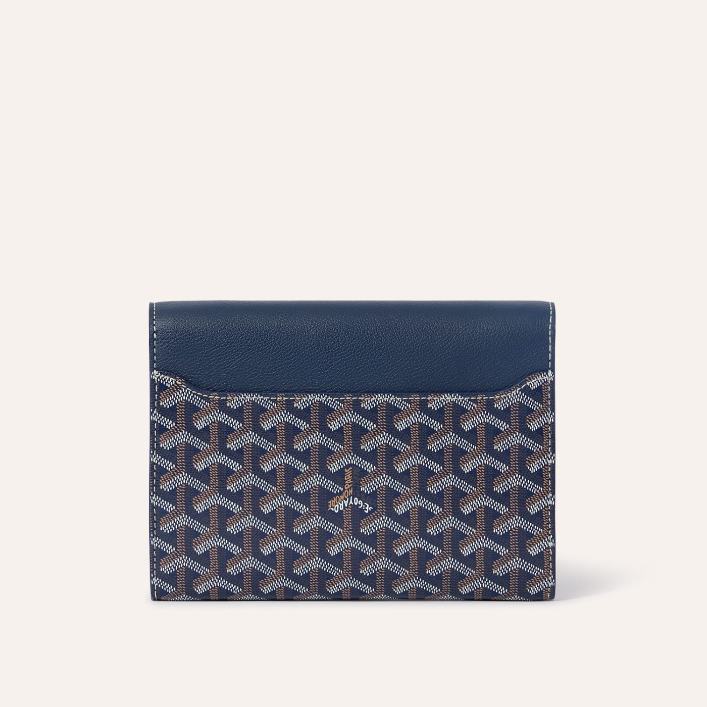 Goyard Chypre Wallet-Pouch Navy Blue - Image 3